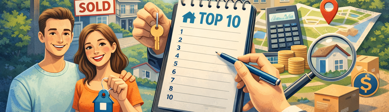 Top 10 Tips for First-time Home Buyers